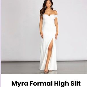 Windsor White Formal dress